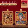 雙面立佛唐卡（方）