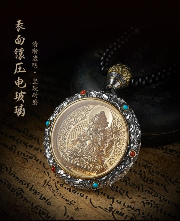 本命佛吊墜佛牌鍍24k黃金項鍊