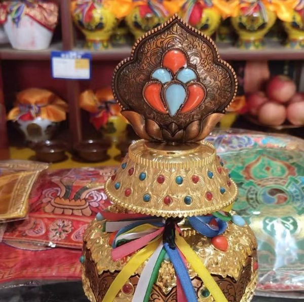 龙王宝瓶八吉祥/藏财神摩尼宝宝瓶