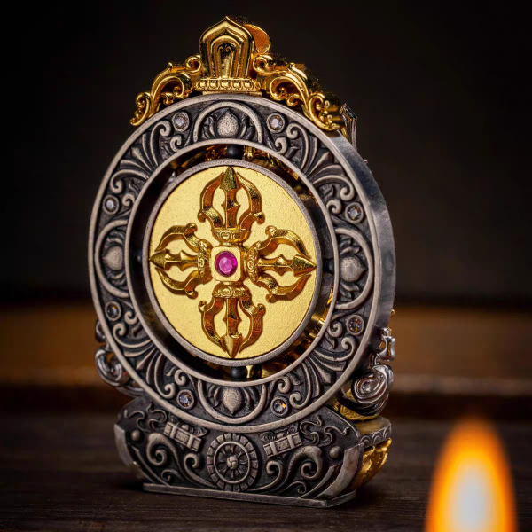 手工藏式十二臂文殊菩薩