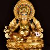 1 黄财神藏传密宗摆件尼泊尔手工鎏金供佛藏巴拉