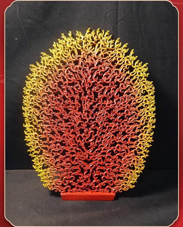 尼泊尔西藏工艺 藏传密宗尼泊尔金六臂大黑天纯铜摆件