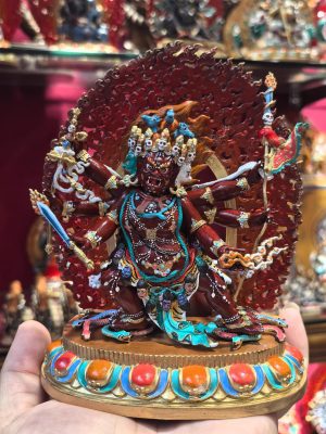 O1CN01ApdsdP1wdeZgFRp7m_!!2935026331 马头明王/马头金刚/旦真/旦增/15cm红铜彩绘藏传佛堂供奉佛像摆件