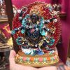 大黑天/六臂玛哈嘎拉/六臂大黑天/玛哈嘎拉/15cm紫铜佛像供奉摆件